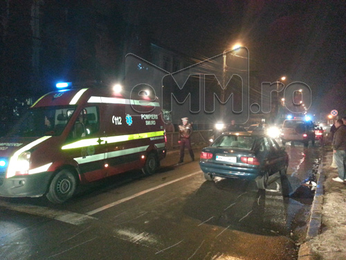 Foto: accident strada Progresului Baia Mare (c) eMaramures.ro